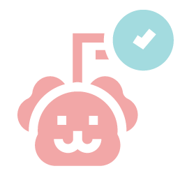 Pink Puppy Check-up Icon